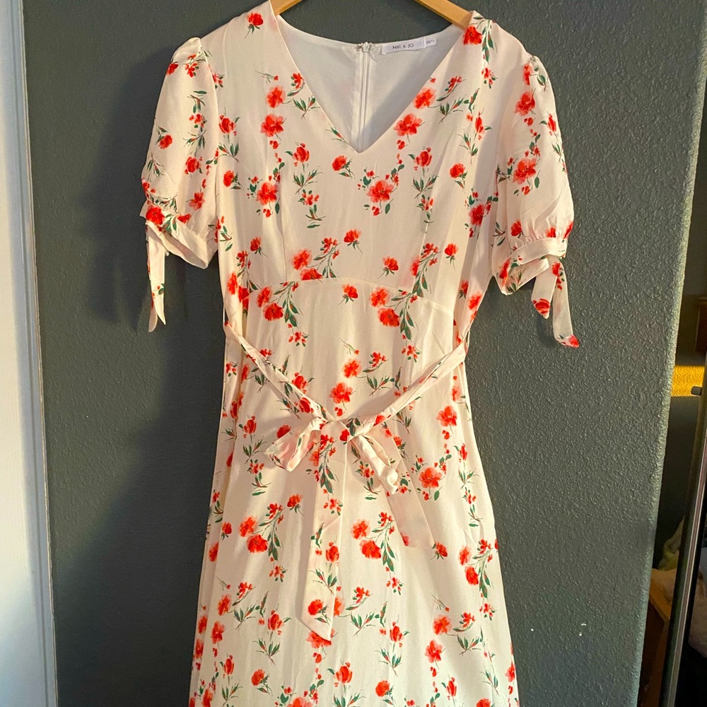 Floral midi dress